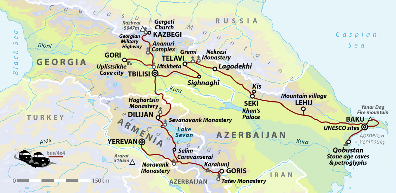 Azerbaijan Georgia & Armenia Tour - Across the Caucasus