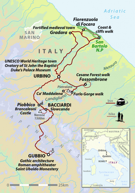 Italy: Walking and Wine in the Apennines